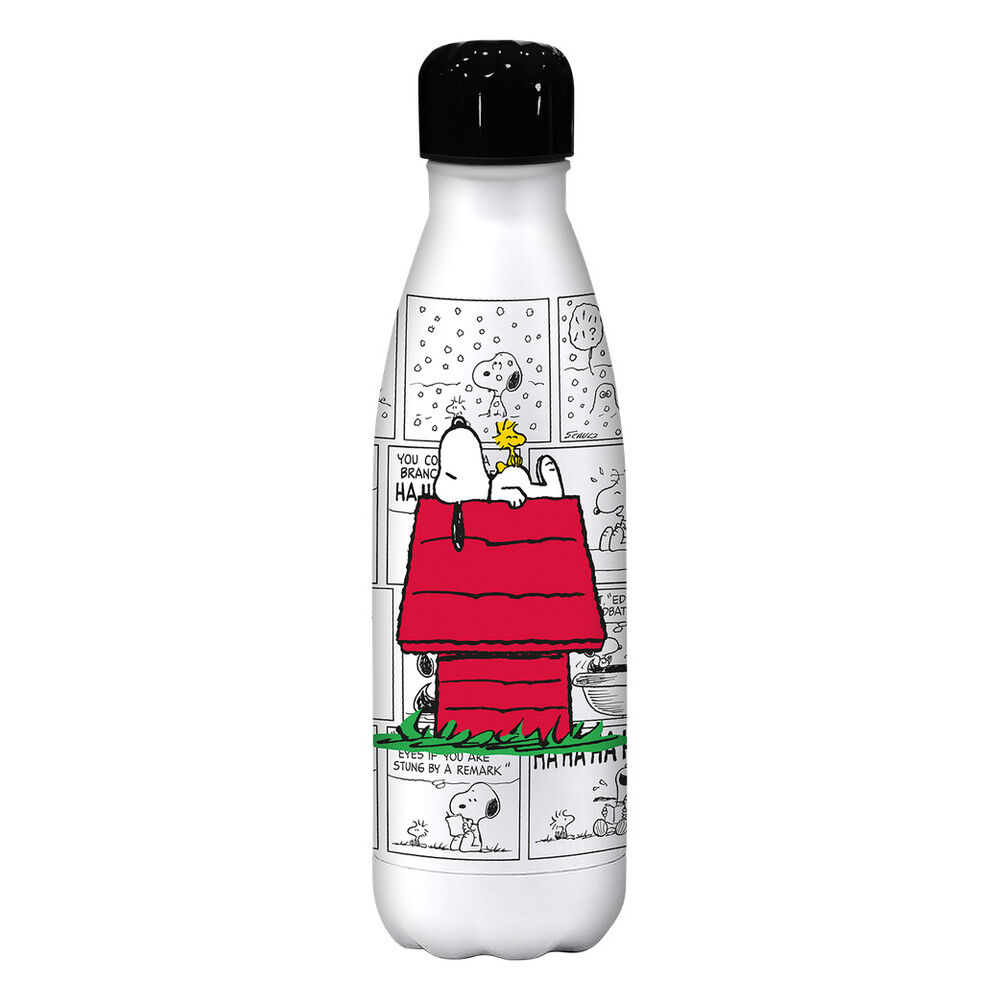 Botella acero inoxidable Snoopy Peanuts 500ml - Frikibase.com
