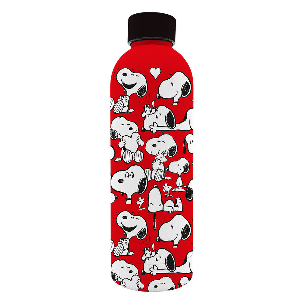 Botella suave acero inoxidable Snoopy Peanuts 800ml - Frikibase.com