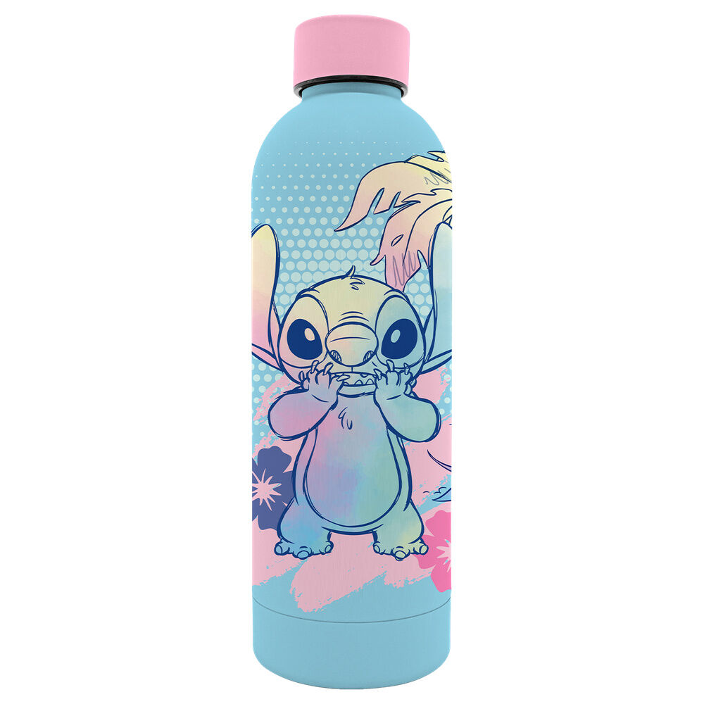 Botella suave acero inoxidable Stitch Disney 500ml - Frikibase.com