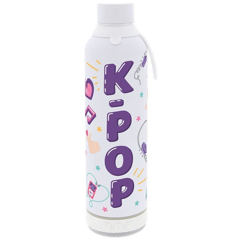 Botella termica con altavoz Ice K-Pop 600ml - Frikibase.com