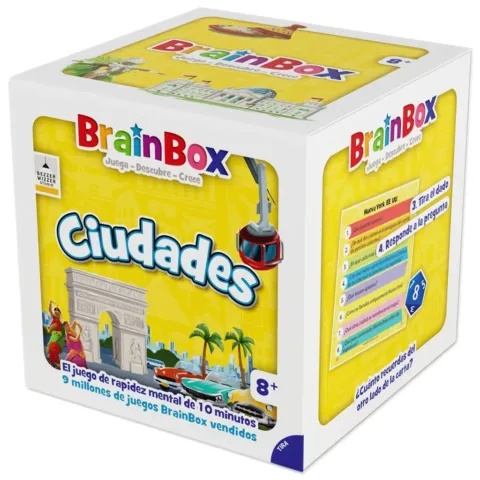 BrainBox Ciudades - Juego de Cartas - Frikibase.com