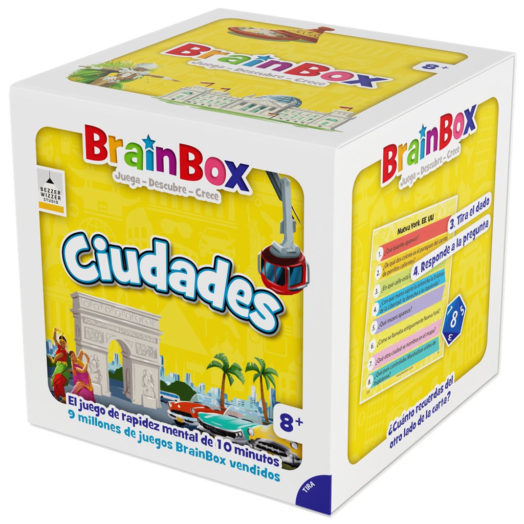 BrainBox Ciudades - Juego de Cartas - Frikibase.com