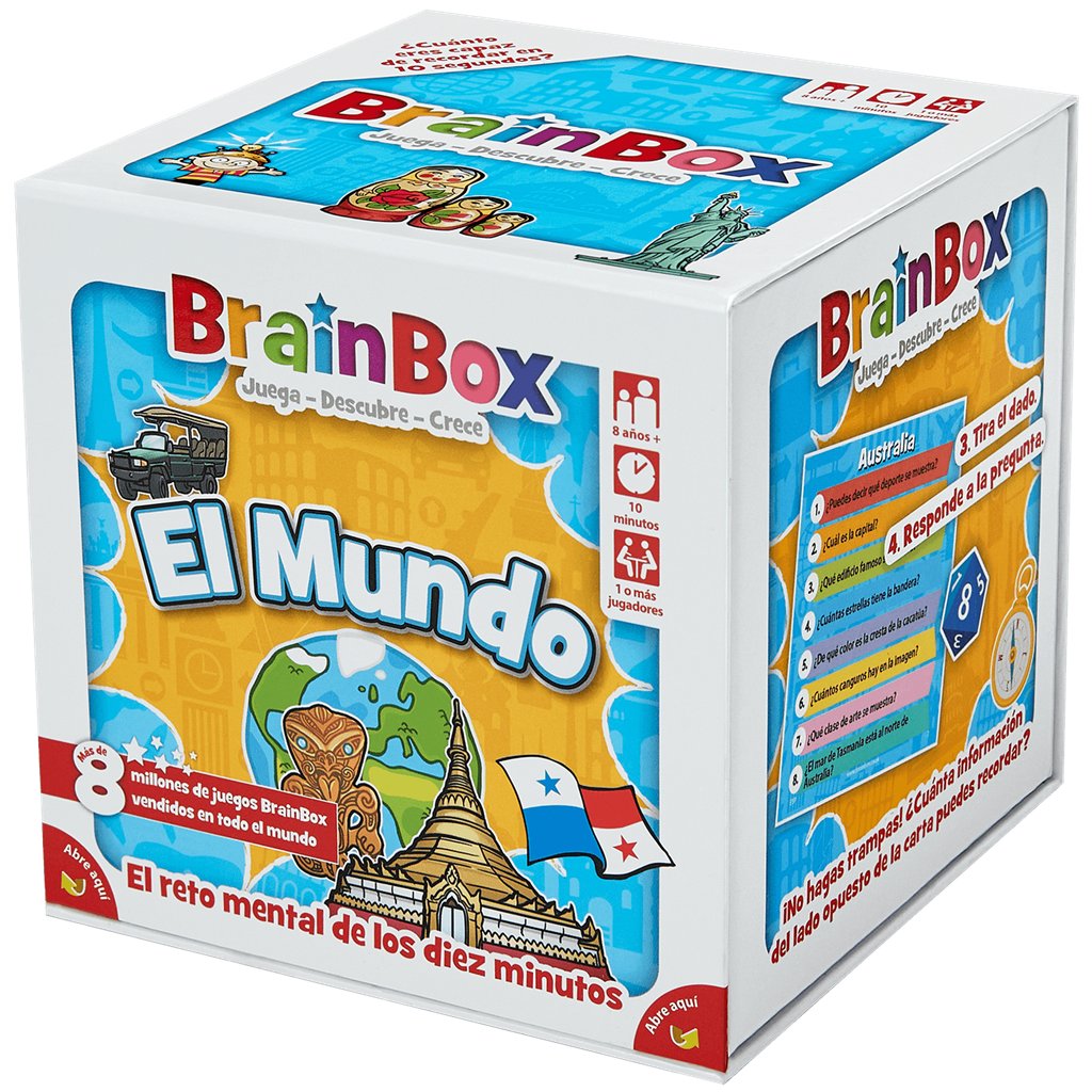 BrainBox El mundo - Juego de Cartas - Frikibase.com