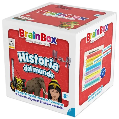 BrainBox Historia del Mundo - Juego de Cartas - Frikibase.com
