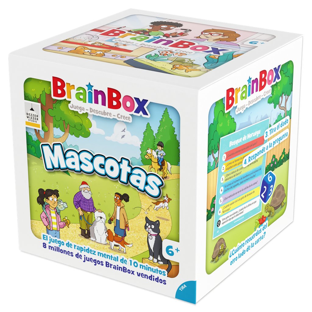 BrainBox Mascotas - Juego de Cartas - Frikibase.com