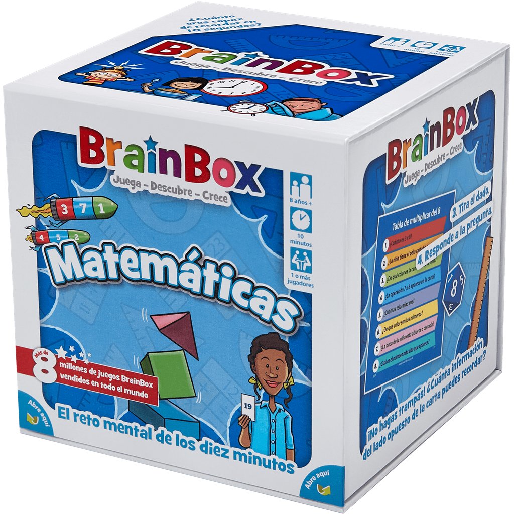 BrainBox Matemáticas - Juego de Cartas - Frikibase.com
