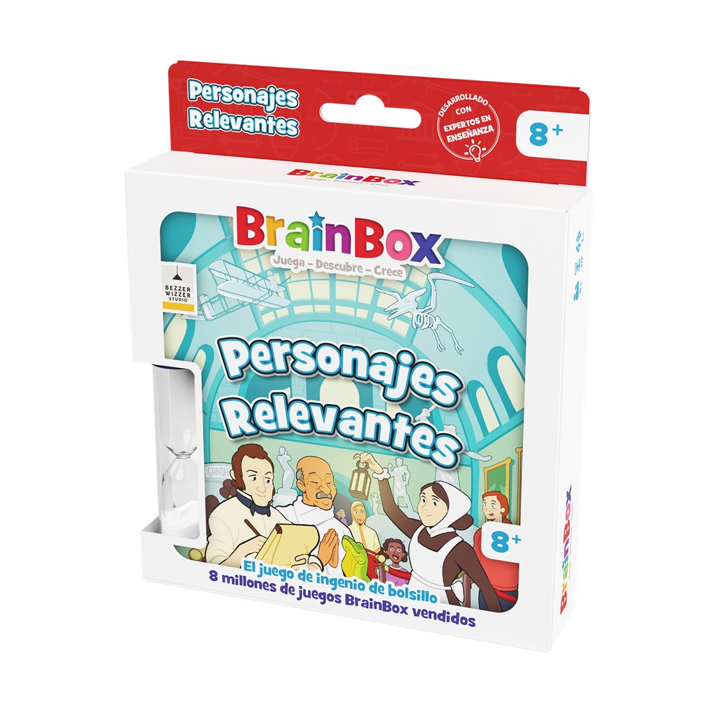 BrainBox Pocket Personajes Relevantes - Juego de Cartas - Frikibase.com