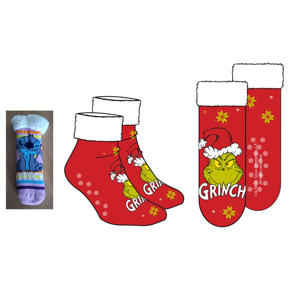 Calcetines antideslizantes El Grinch - Frikibase.com