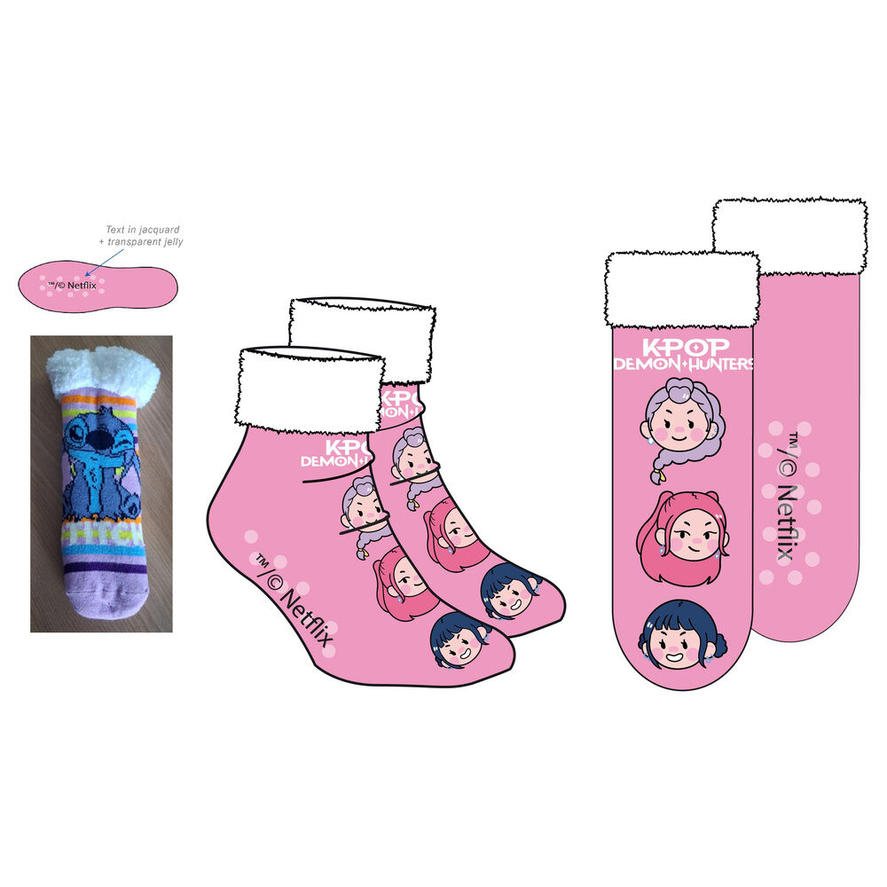 Calcetines antideslizantes K-Pop Demon Hunter - Frikibase.com