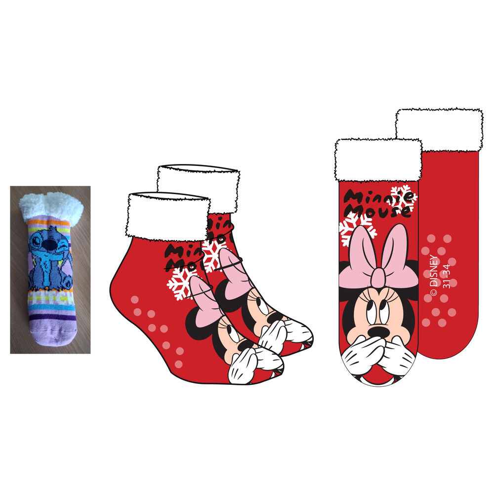 Calcetines antideslizantes Minnie Disney - Frikibase.com