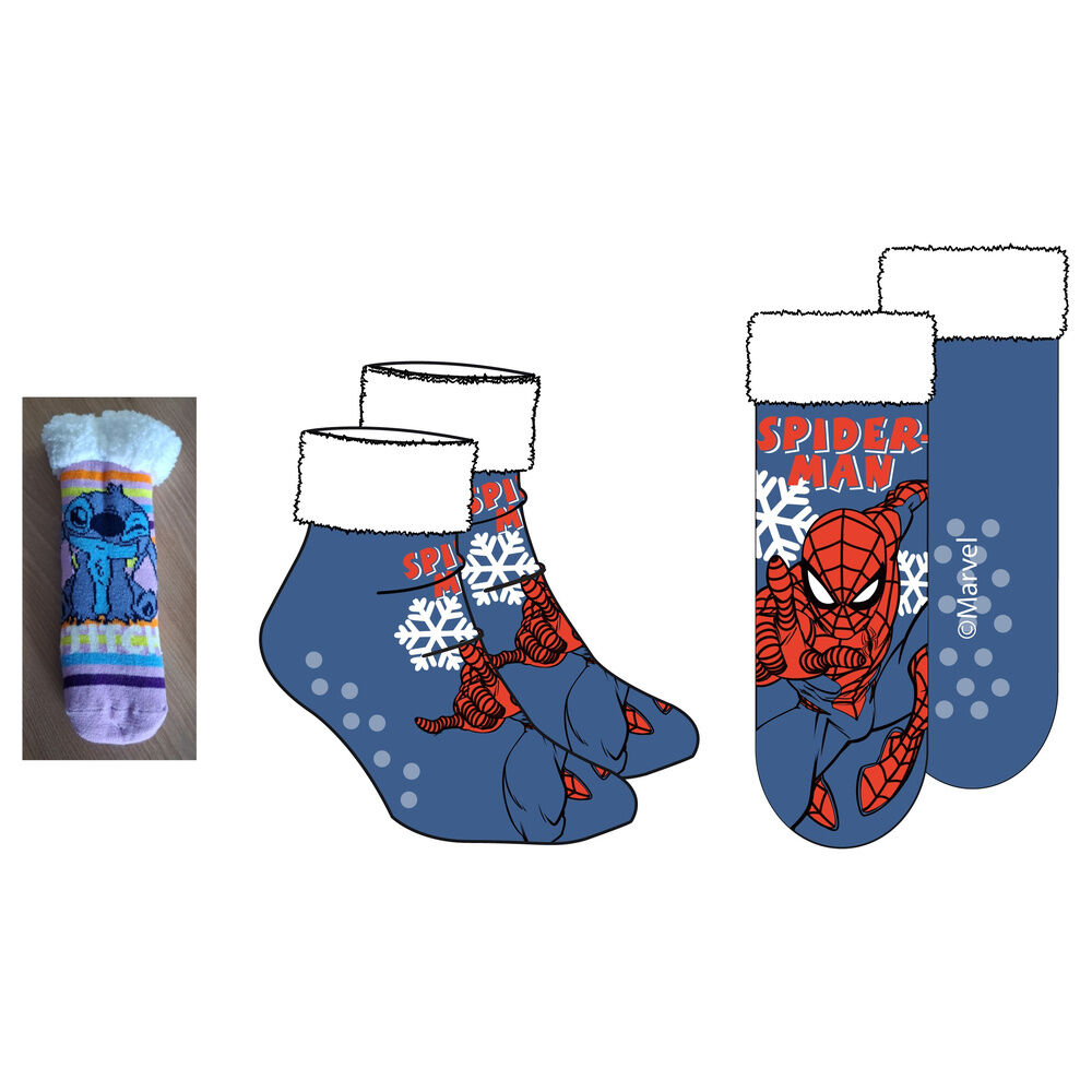 Calcetines antideslizantes Spiderman Marvel - Frikibase.com