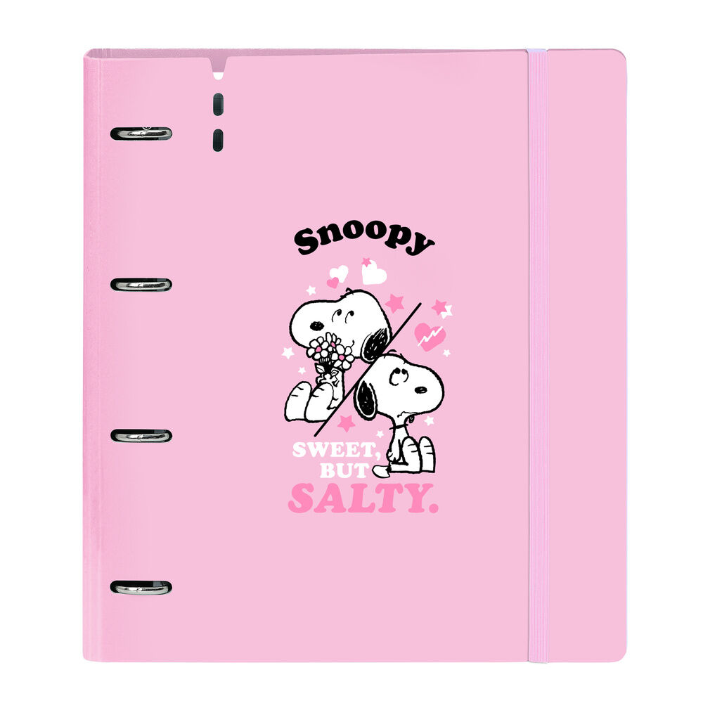 Carpeta A4 anillas Snoopy con recambio - Frikibase.com