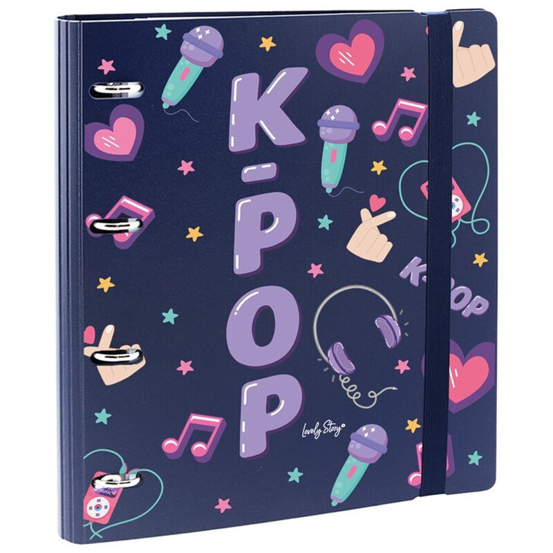 Carpeta Dark Blue K-Pop - Frikibase.com
