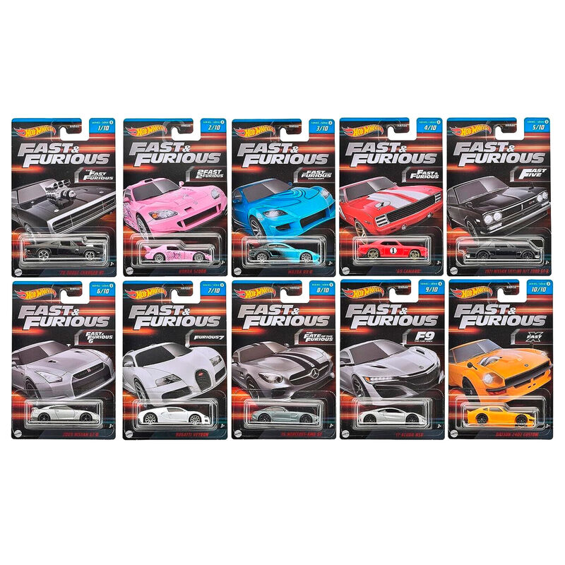 Coche Fast & Furious Hot Wheels surtido - Frikibase.com