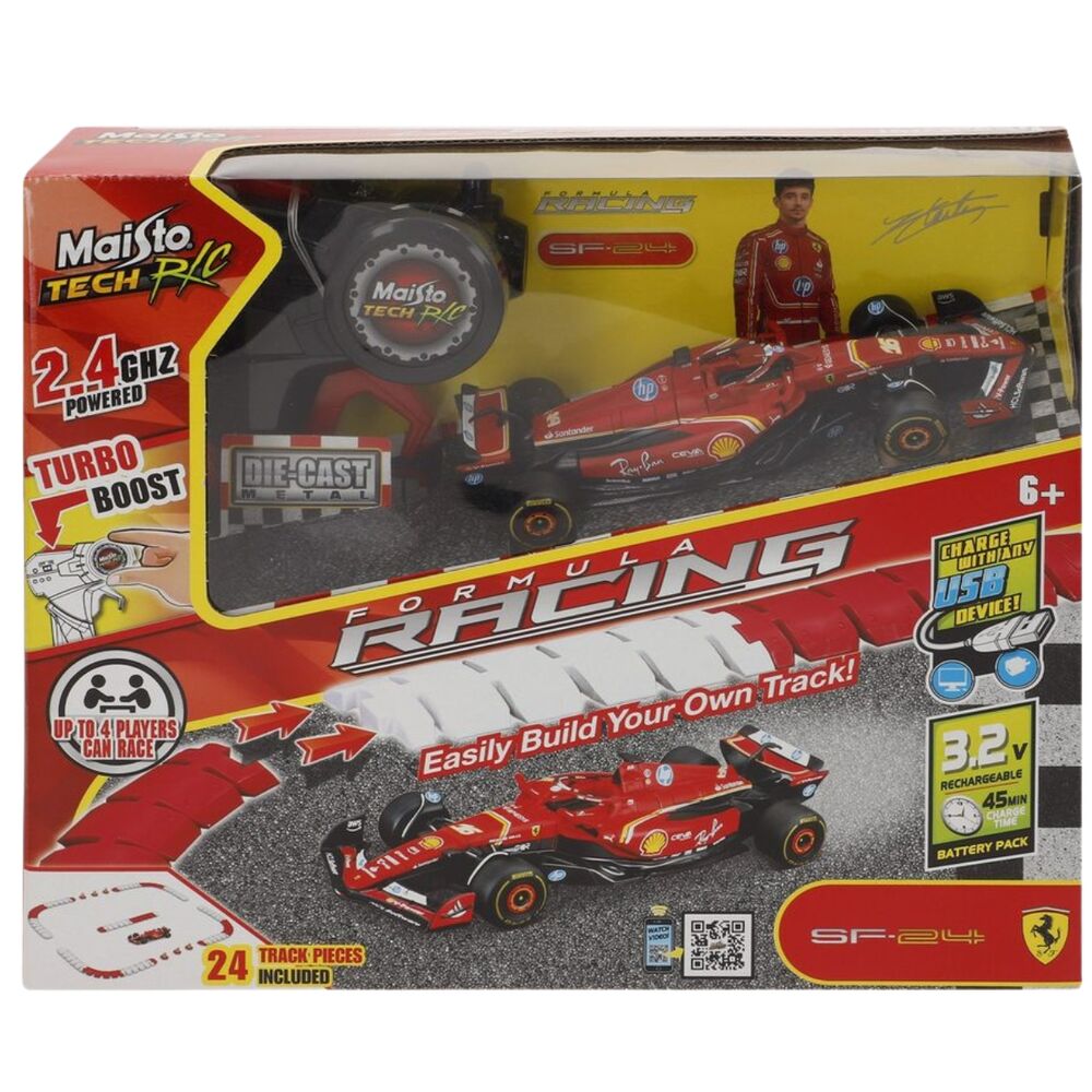 Coche Ferrari SF-24 radio control - Frikibase.com