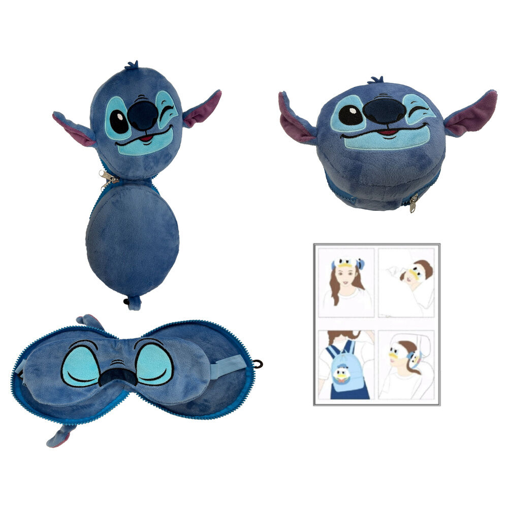 Cojin viaje antifaz Stitch Disney - Frikibase.com