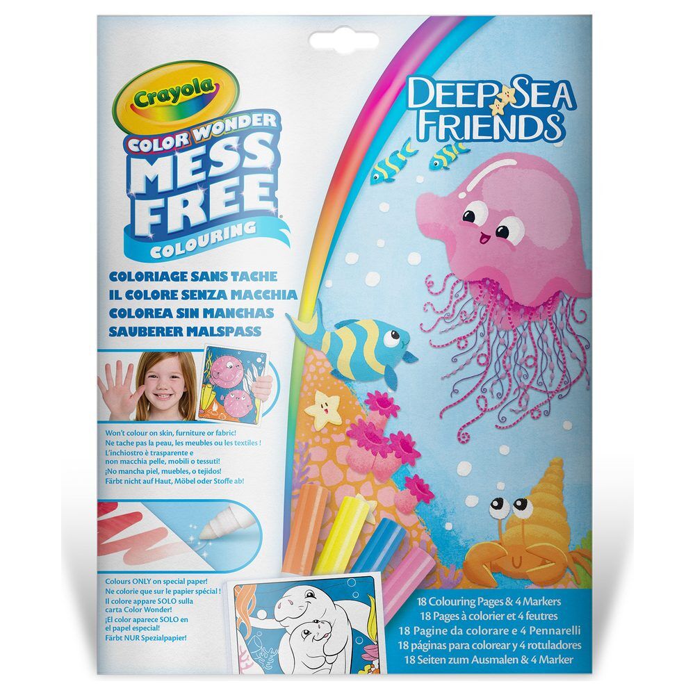 Colorea sin manchas Amigos del Mar - Frikibase.com