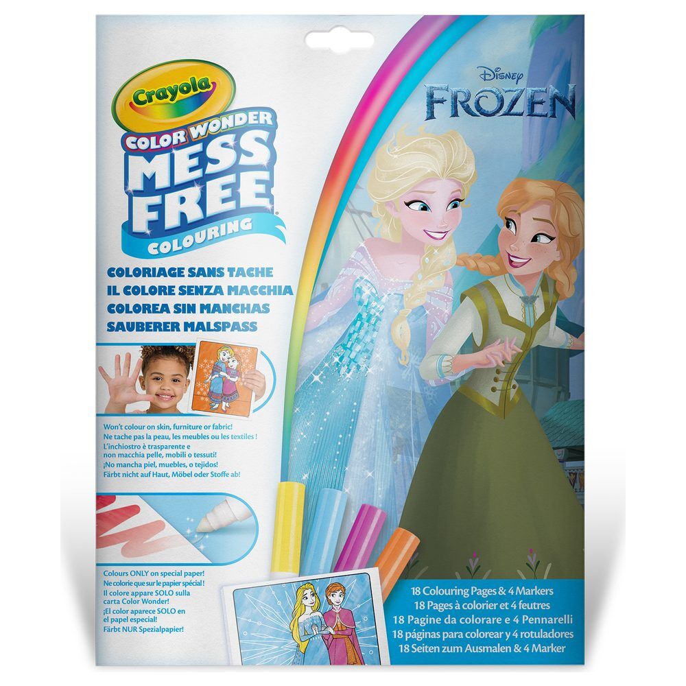 Colorea sin manchas Frozen - Frikibase.com