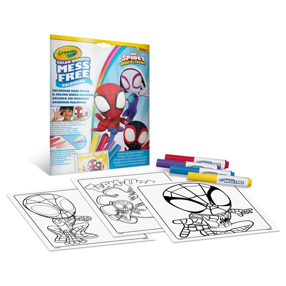 Colorea sin manchas Spidey Marvel - Frikibase.com