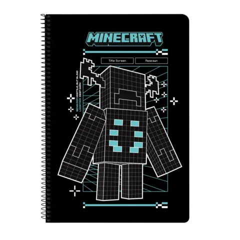 Cuaderno A4 Screen Minecraft surtido - Frikibase.com