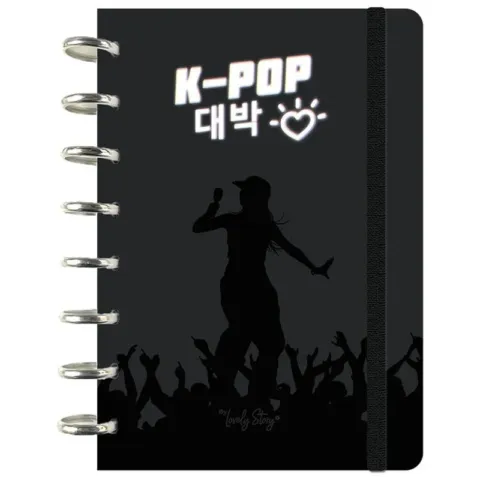 Cuaderno A5 Black K-Pop - Frikibase.com