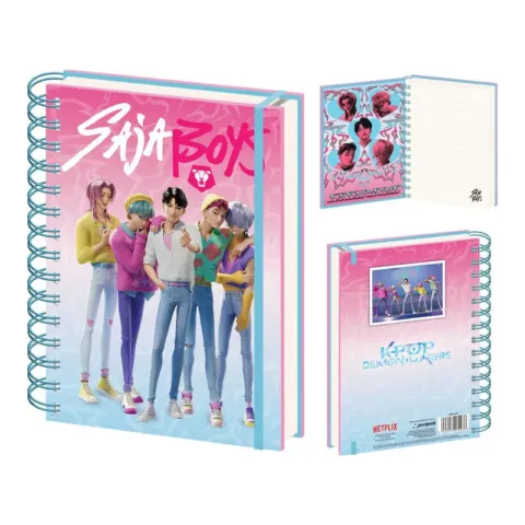 Cuaderno A5 Saja Boys KPop Demon Hunters - Frikibase.com