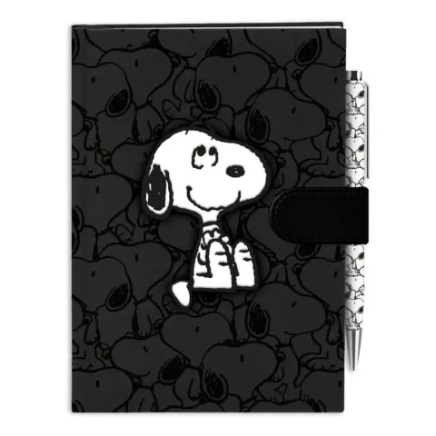 Cuaderno A5 terciopelo Snoopy Peanuts - Frikibase.com