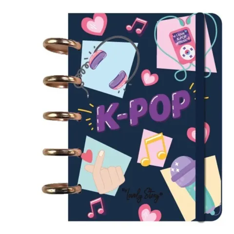 Cuaderno A6 Dark Blue K-Pop - Frikibase.com