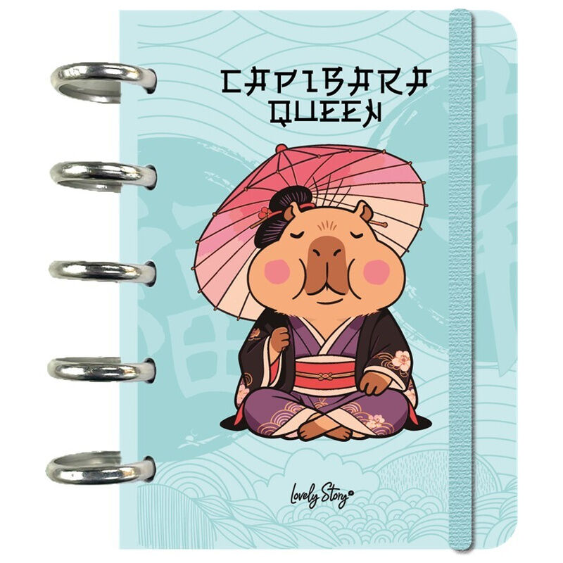 Cuaderno A6 Queen Capibara - Frikibase.com