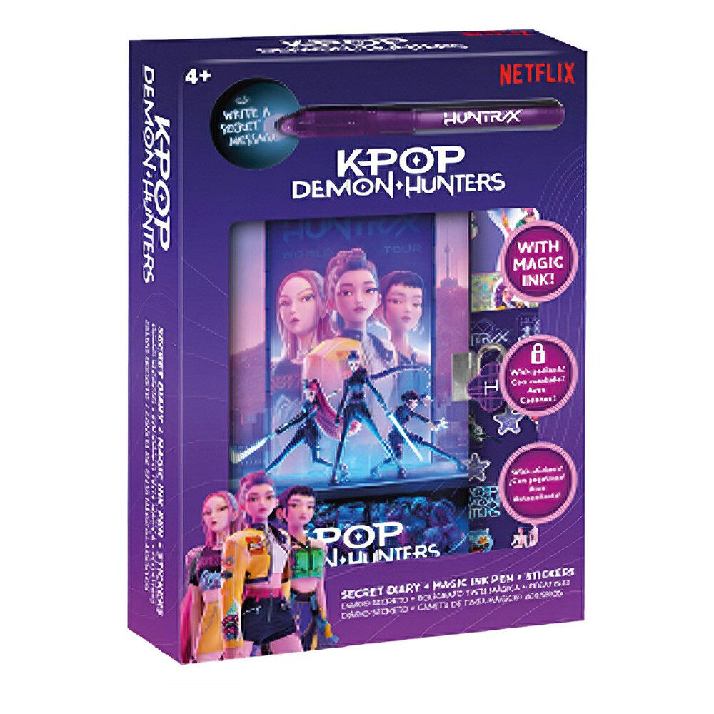 Diario + boligrafo magico K-Pop Demon Hunters - Frikibase.com