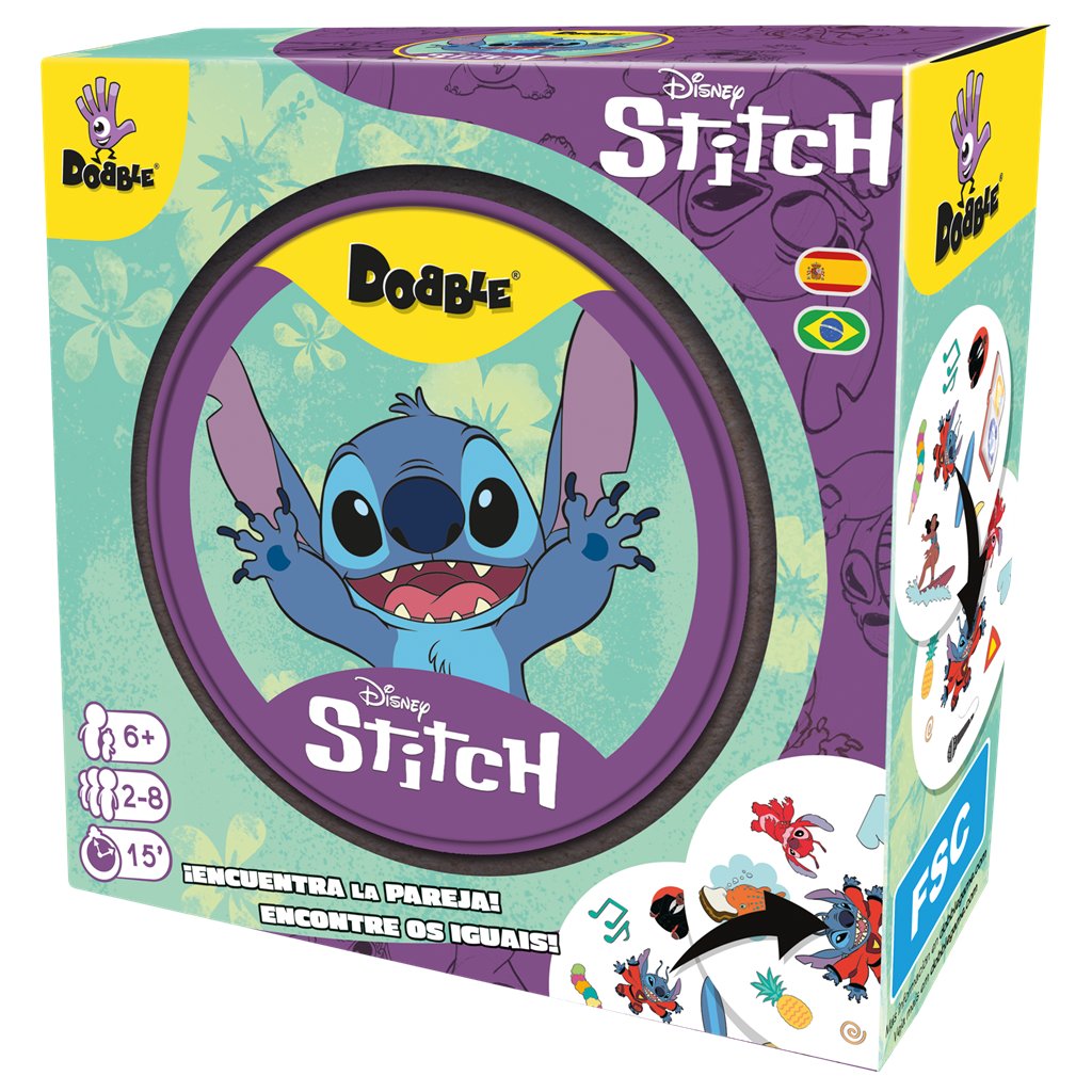 Dobble Disney Stitch - Juego de Cartas - Frikibase.com