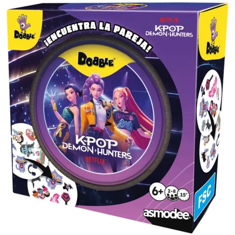 Dobble K-Pop Demon Hunters - Juego de Cartas - Frikibase.com