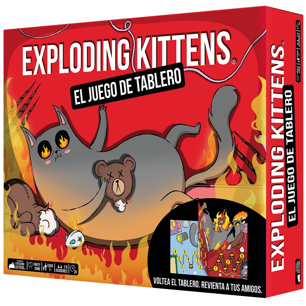 Exploding Kittens: el juego de tablero - Juego de Cartas - Frikibase.com
