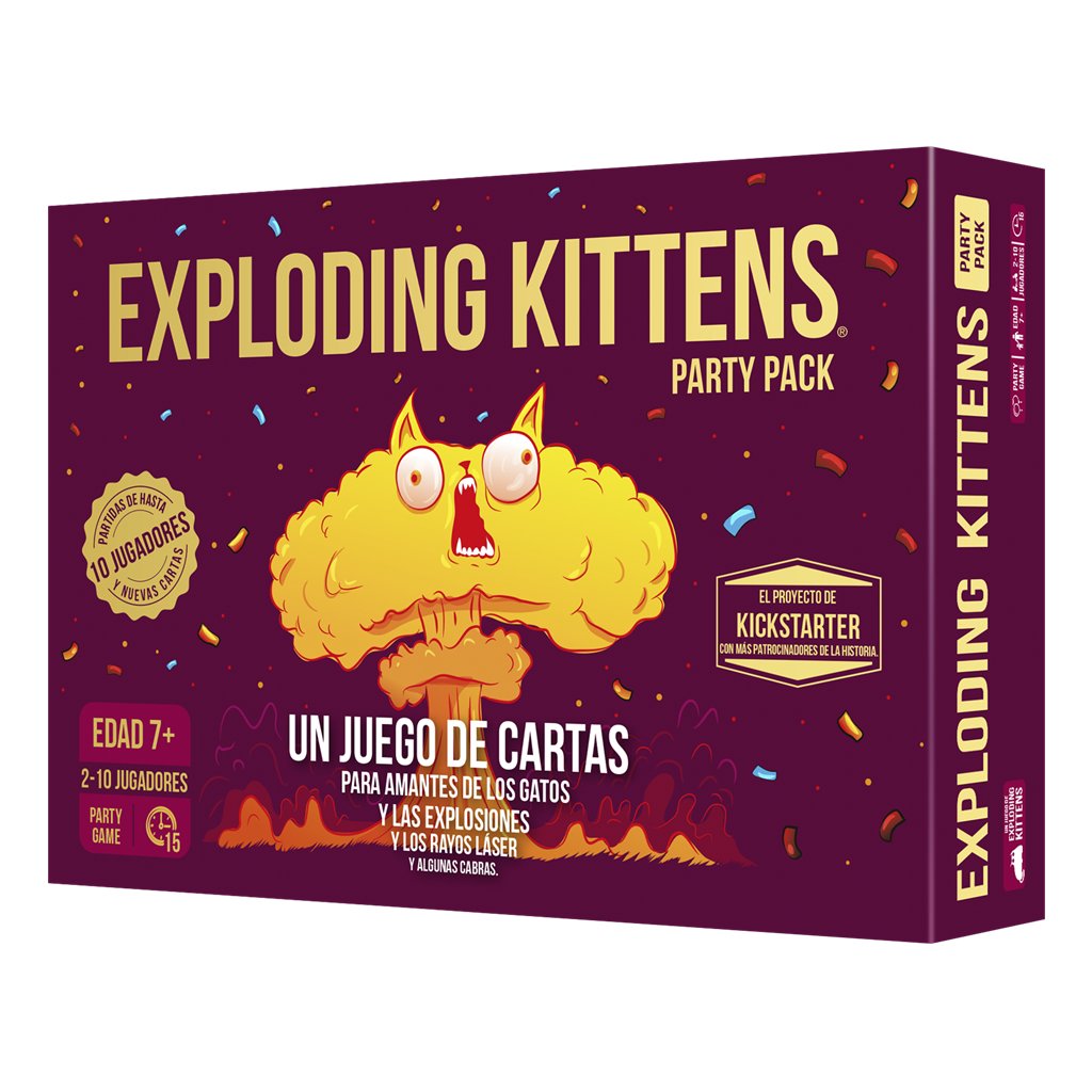Exploding Kittens Party Pack - Juego de Cartas - Frikibase.com