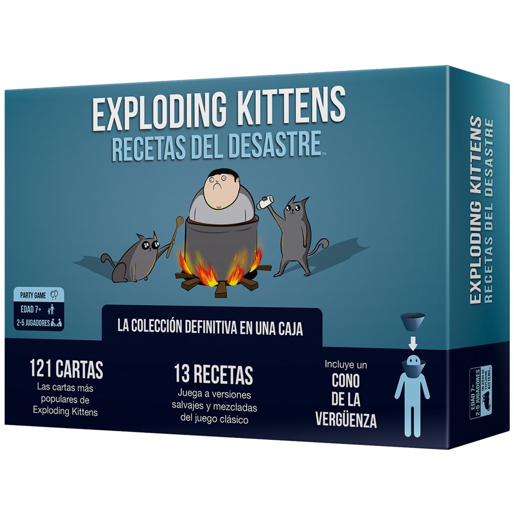 Exploding Kittens Recetas del Desastre - Juego de Cartas - Frikibase.com