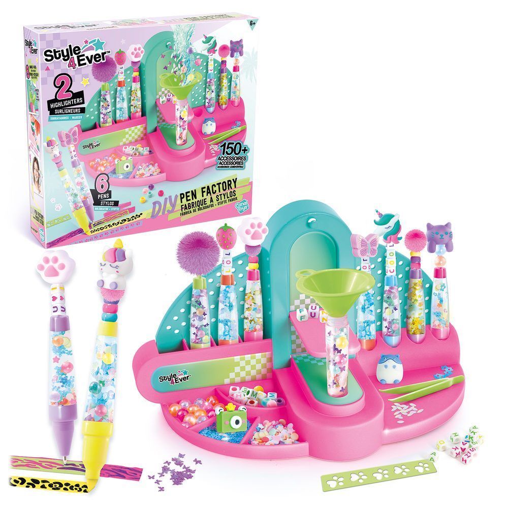 Fabrica boligrafos subrayadores manualidades Style 4Ever - Frikibase.com