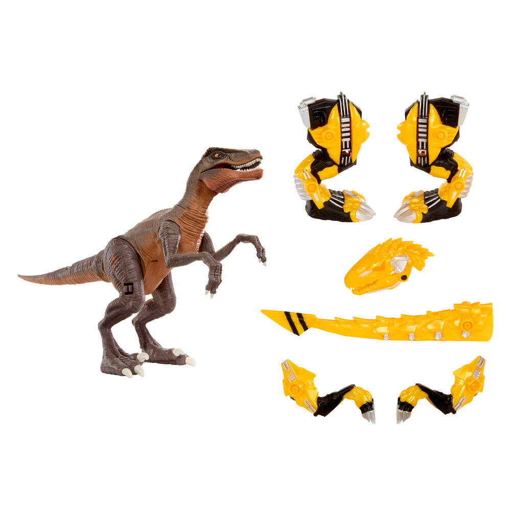 Figura Blaze Yellow Raptor Dinosaur Armosaurus - Frikibase.com