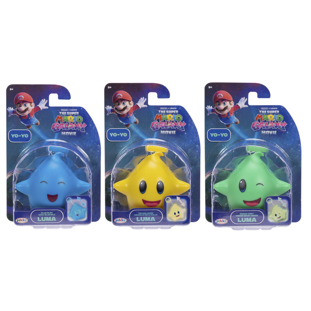 Figura Lumas Super Mario Galaxy Movie Super Mario Bros 6cm surtido - Frikibase.com