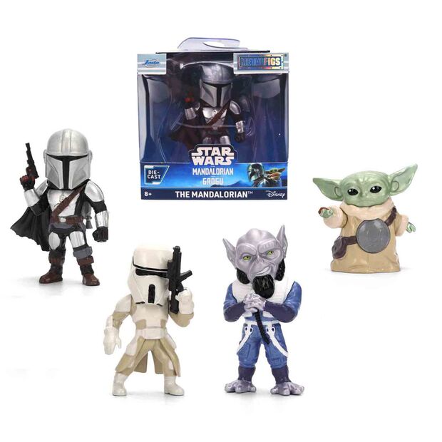 Figura metalfigs The Mandalorian & Grogu Star Wars 7cm surtido - Frikibase.com