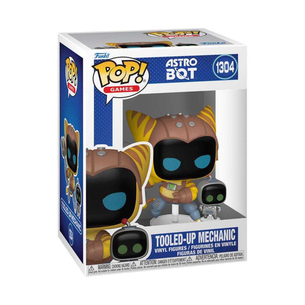 Figura POP Astro Bot & Buddy Tooled-Up Mechanic - Frikibase.com