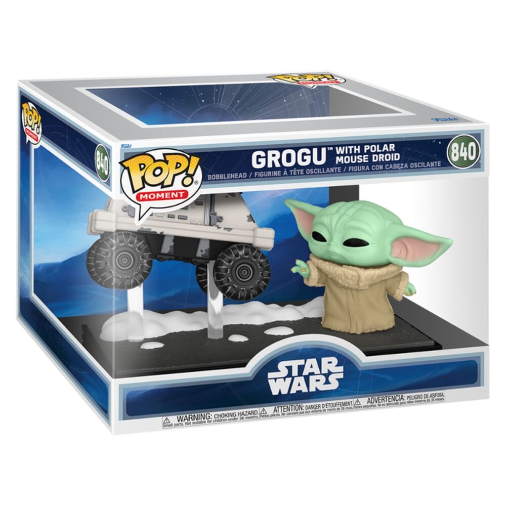 Figura POP Moments Star Wars: The Mandalorian & Grogu - Grogu with Polar Mouse Droid - Frikibase.com