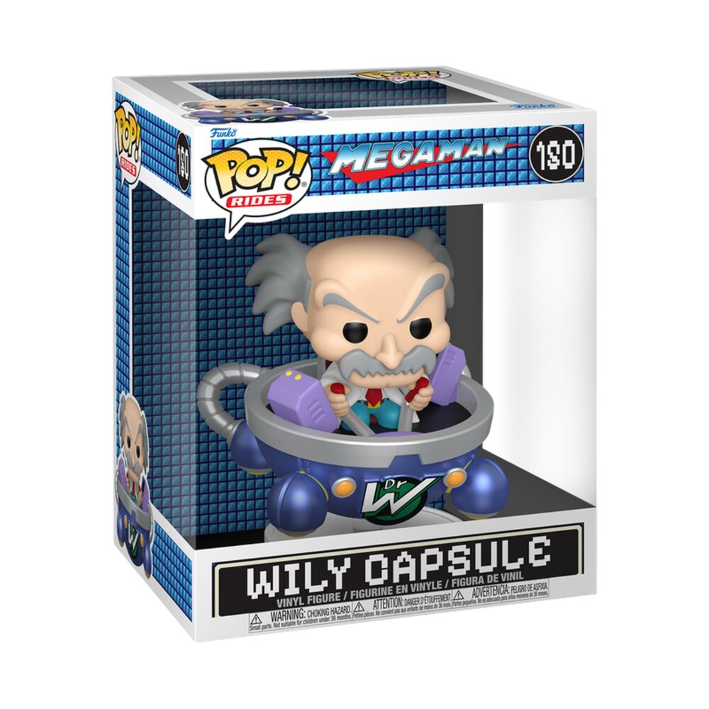 Figura POP Rides Deluxe Mega Man Dr. Wily in Wily Capsule - Frikibase.com