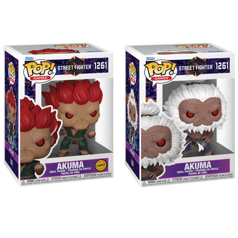 Figura POP Street Fighter Akuma 5 + 1 Chase - Frikibase.com
