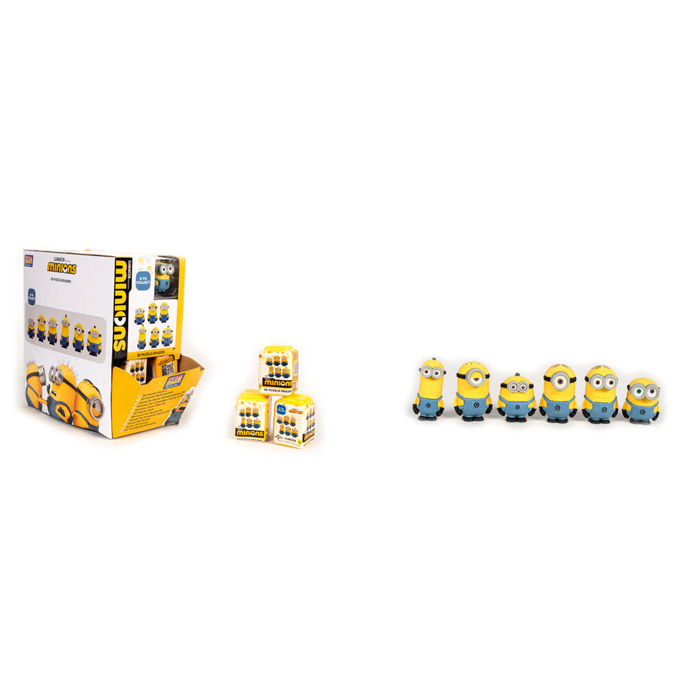 Figura puzzle 3D borrador Minions - Frikibase.com