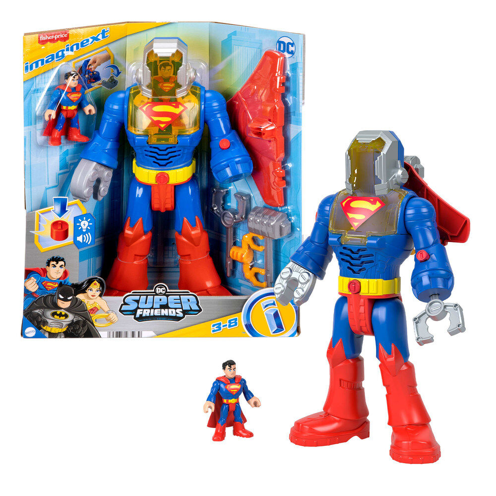 Figura Superman Super Friends DC Comics Imaginext 30