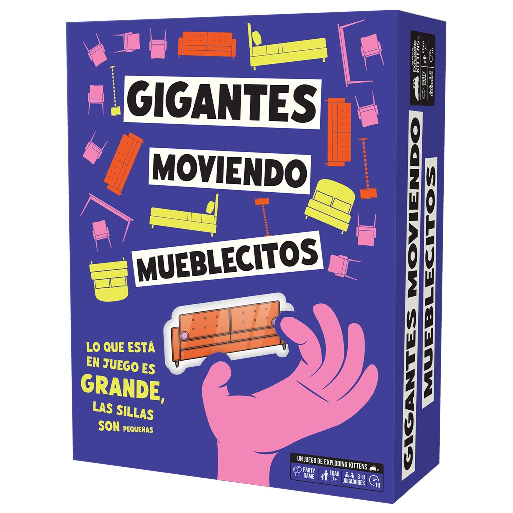 Gigantes moviendo mueblecitos - Juego de Cartas - Frikibase.com