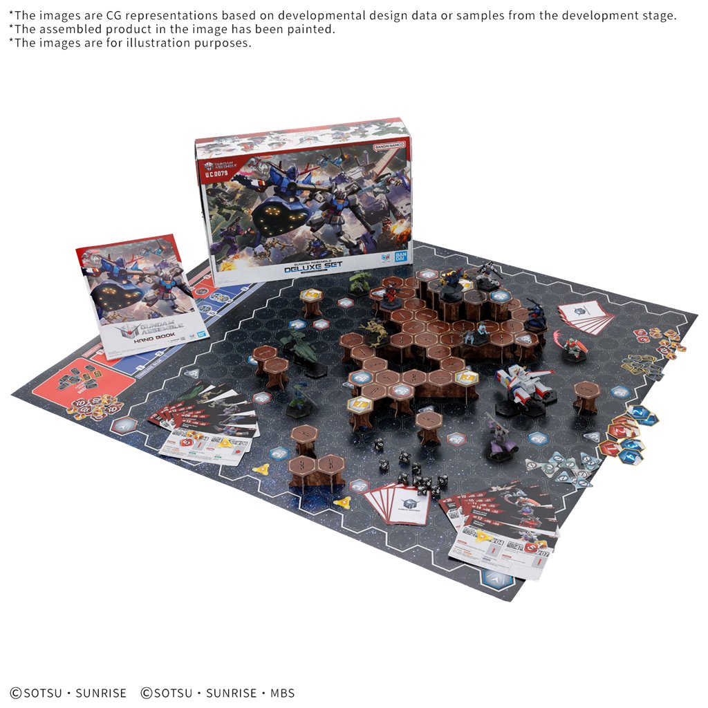 Gundam Assemble: Deluxe Set 01 DX01 - Juego de tablero - Frikibase.com