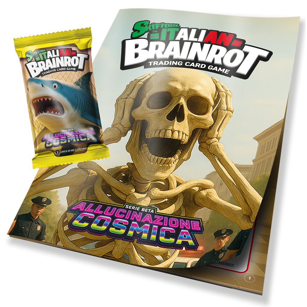 Italian Brainrot TCG Serie Beta album + sobre - Juego coleccionable - Frikibase.com