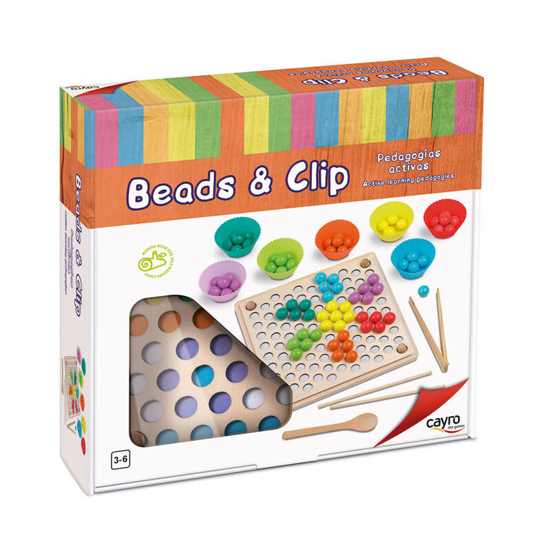 Juego Beads and Clip Montessori - Frikibase.com