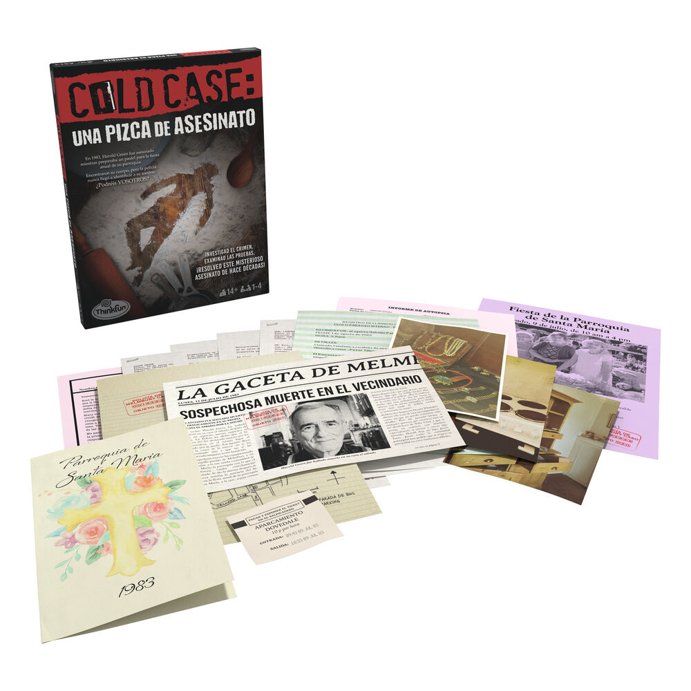 Juego de mesa caso sin resolver Una pizca de asesinato - Frikibase.com